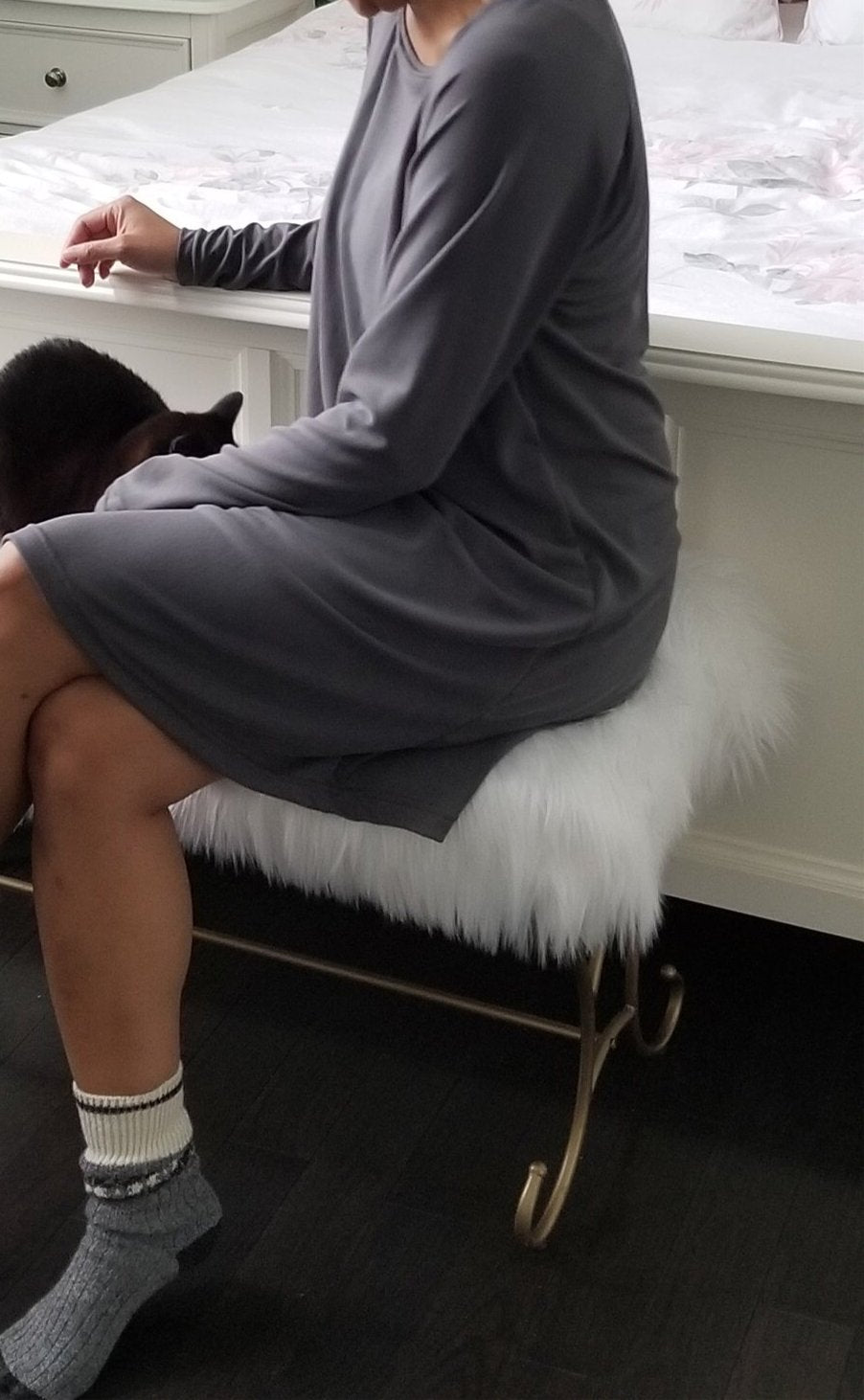 SAVEE Modal Long Sleeve Nightgown