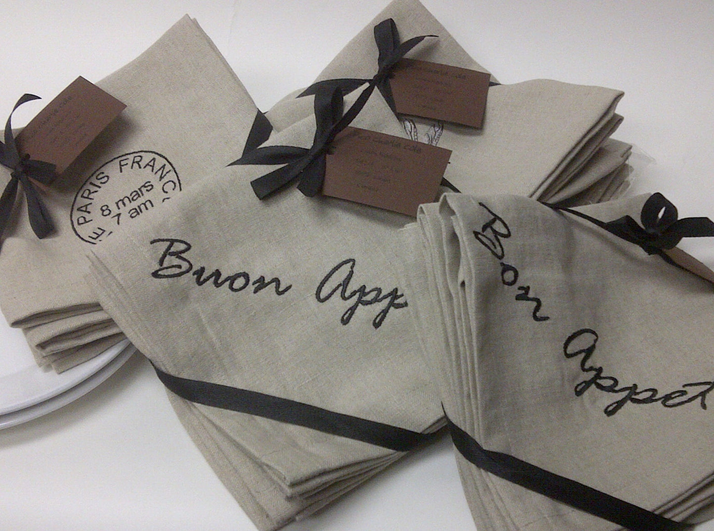 Eat Linen Napkin Set/4