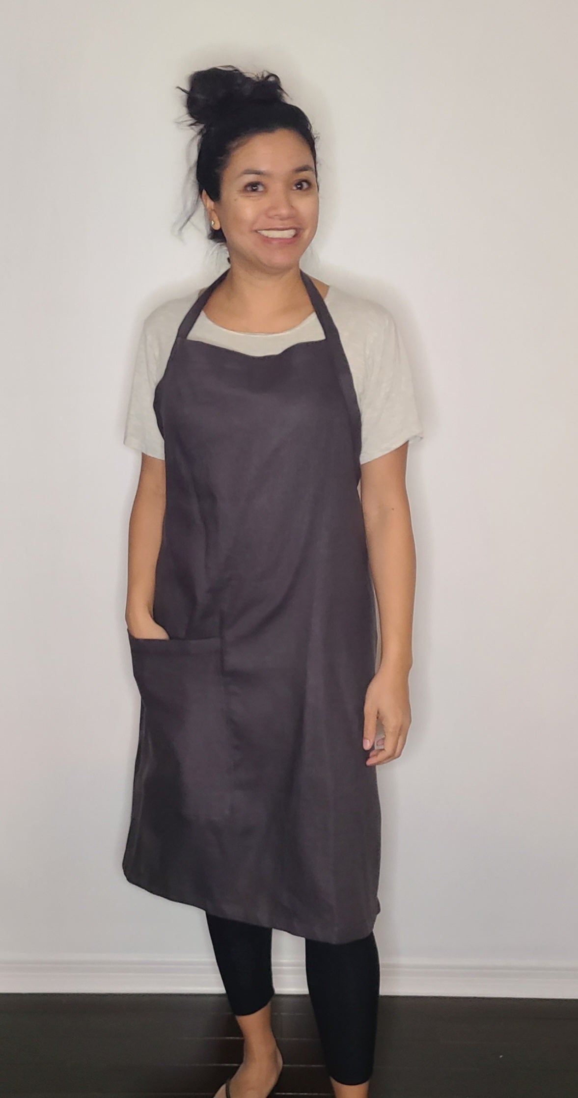 Cafe style Linen Apron