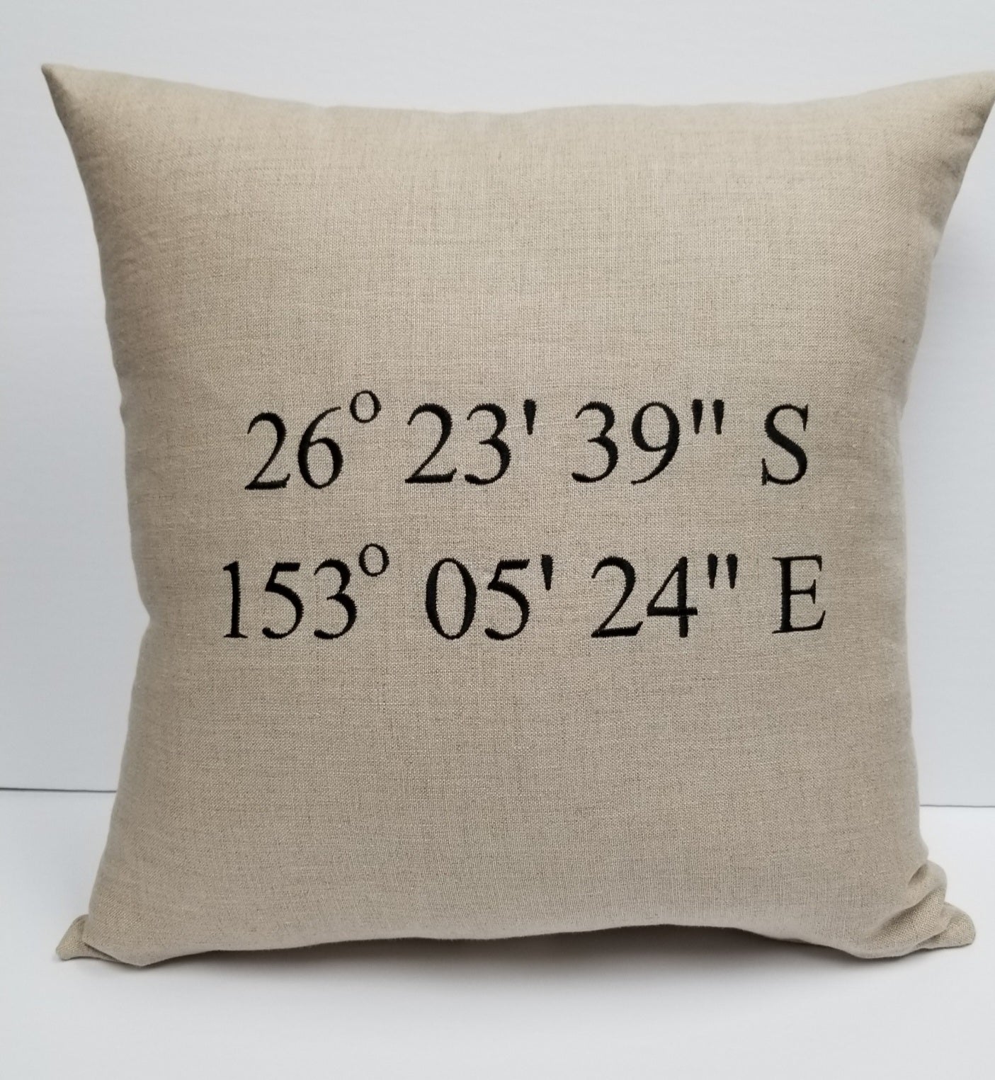 Coordinates Custom Linen Pillow