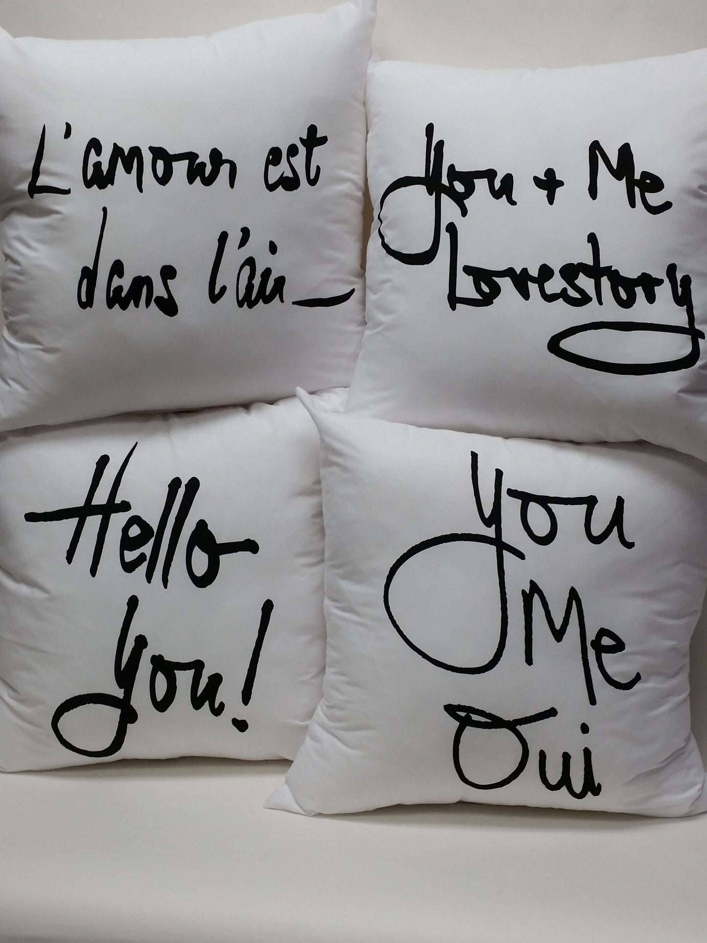You Me Oui Bed Love Pillow Cover