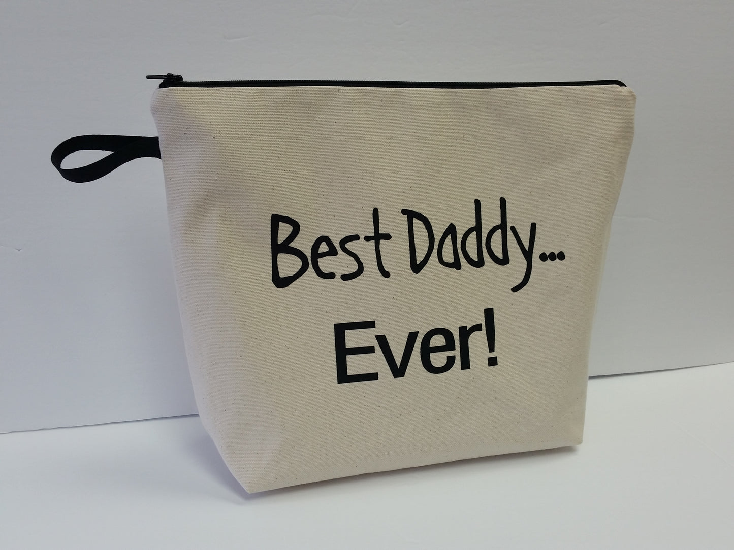 Best Daddy Ever Natural Pouch Toiletry Bag - Pico Charlie Cole