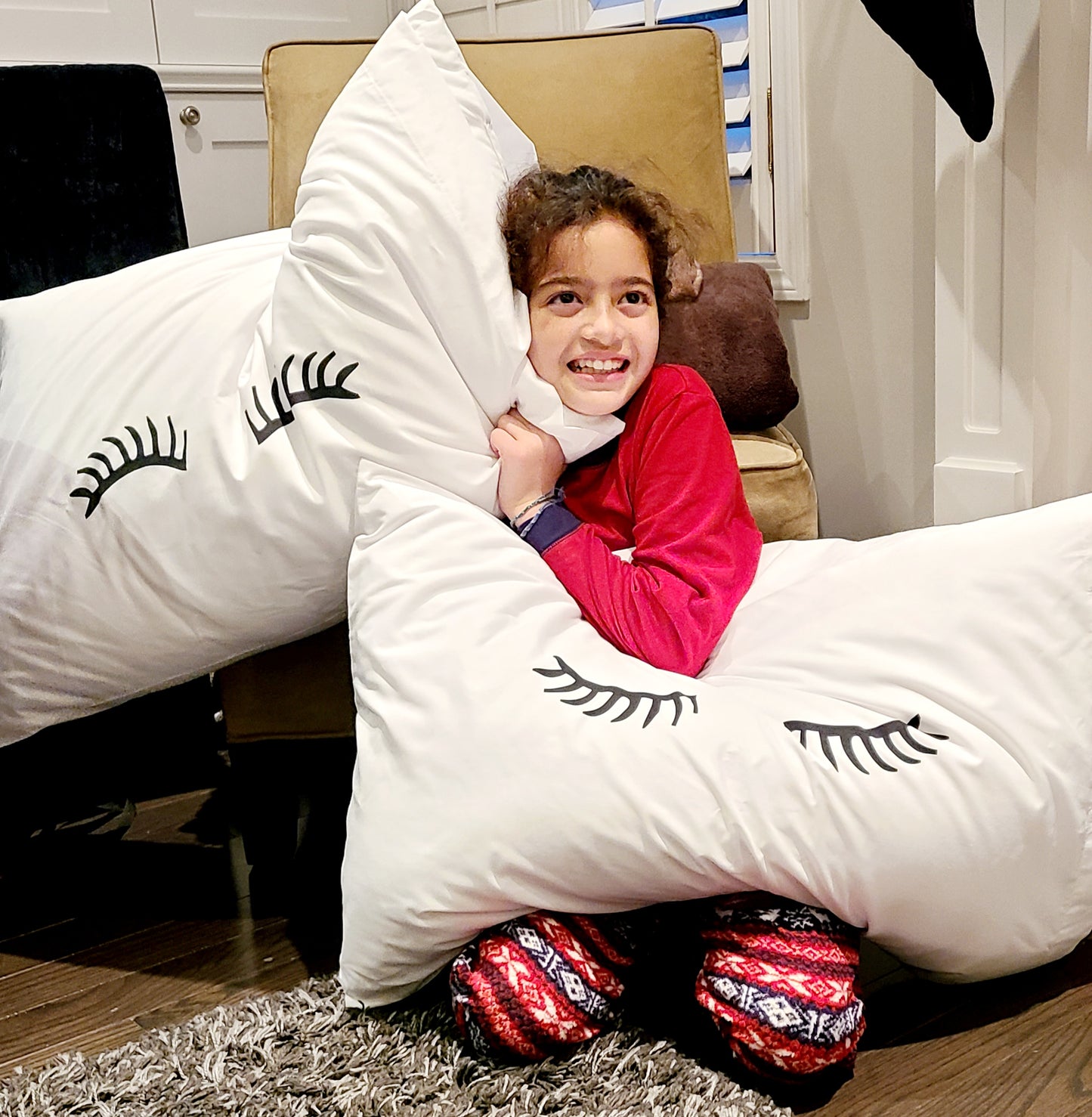 Eyelashes Pillowcase Set