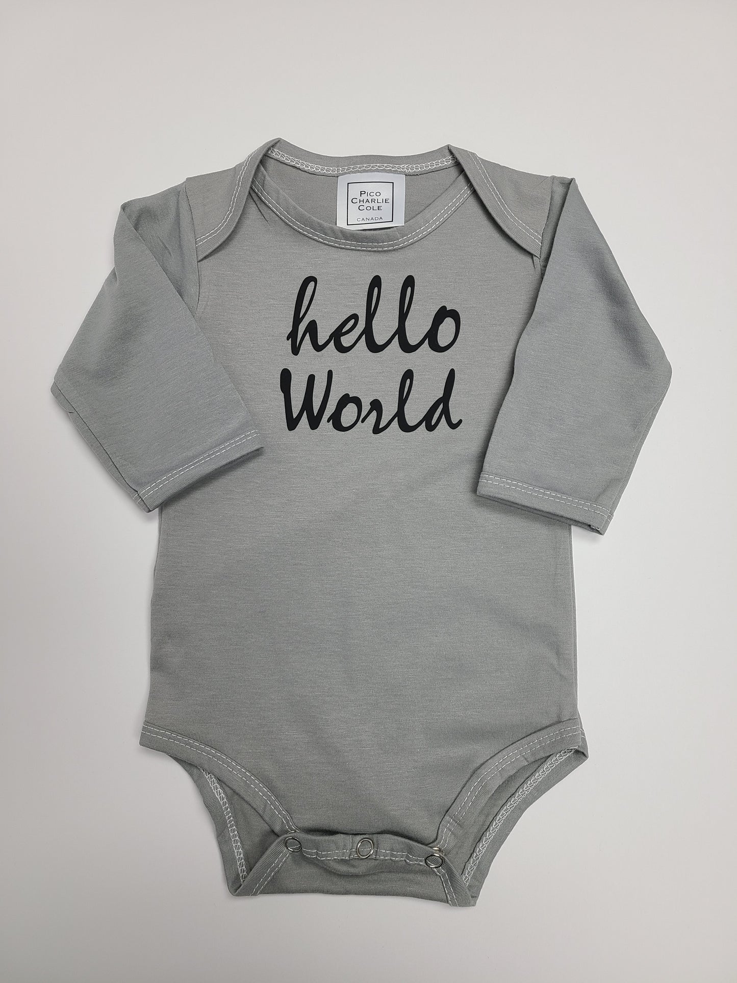 Hello World Long sleeve One Piece