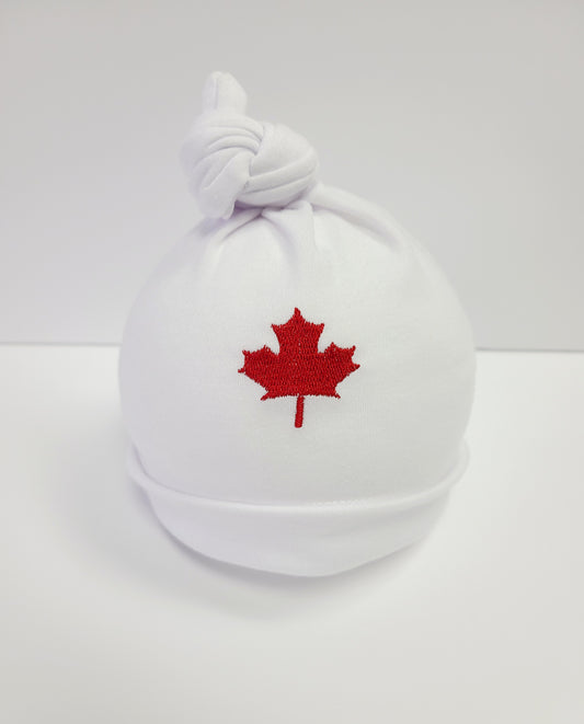 Maple Leaf Baby Hat