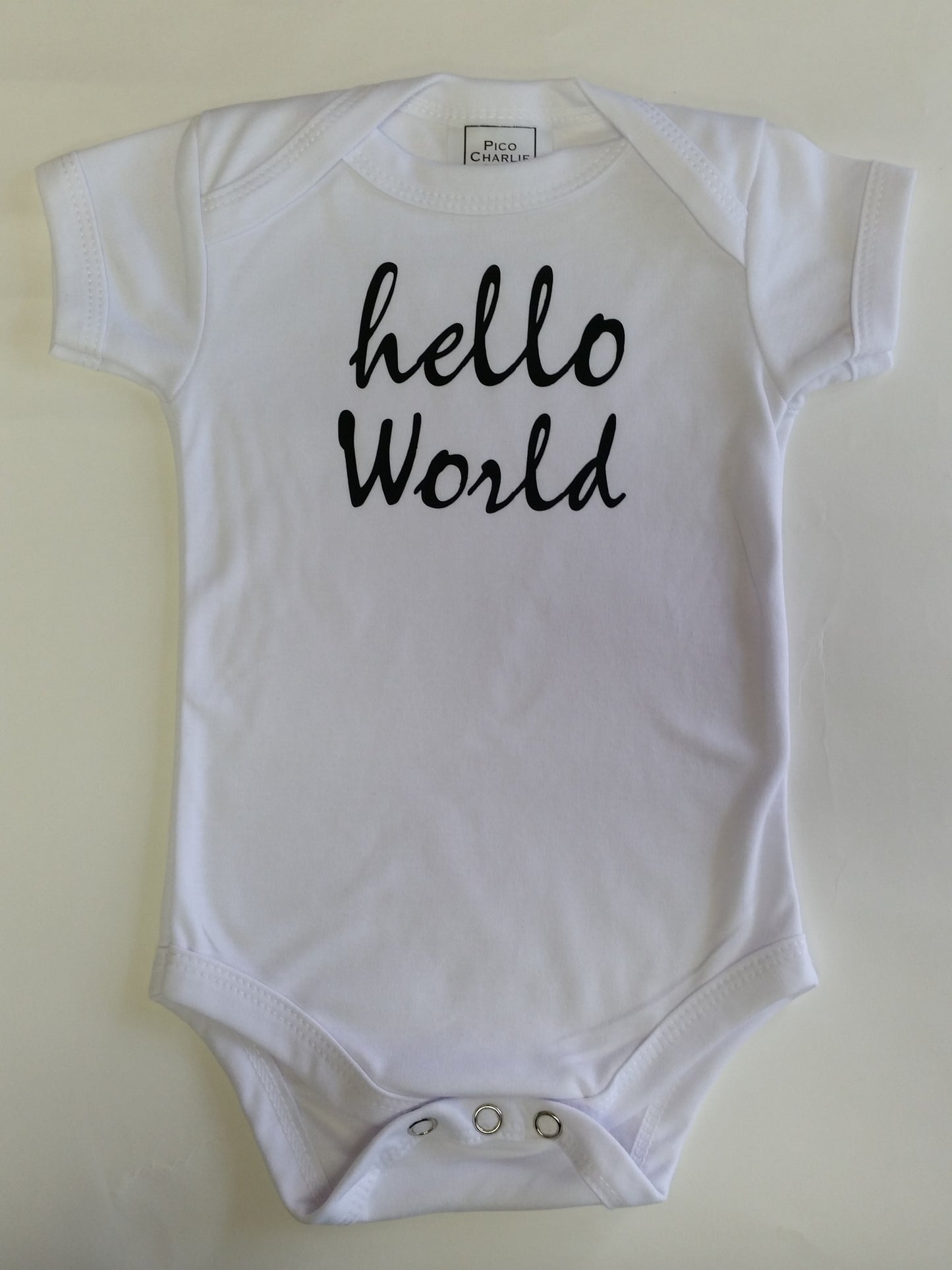 Hello World One Piece + Swaddle Blanket Set