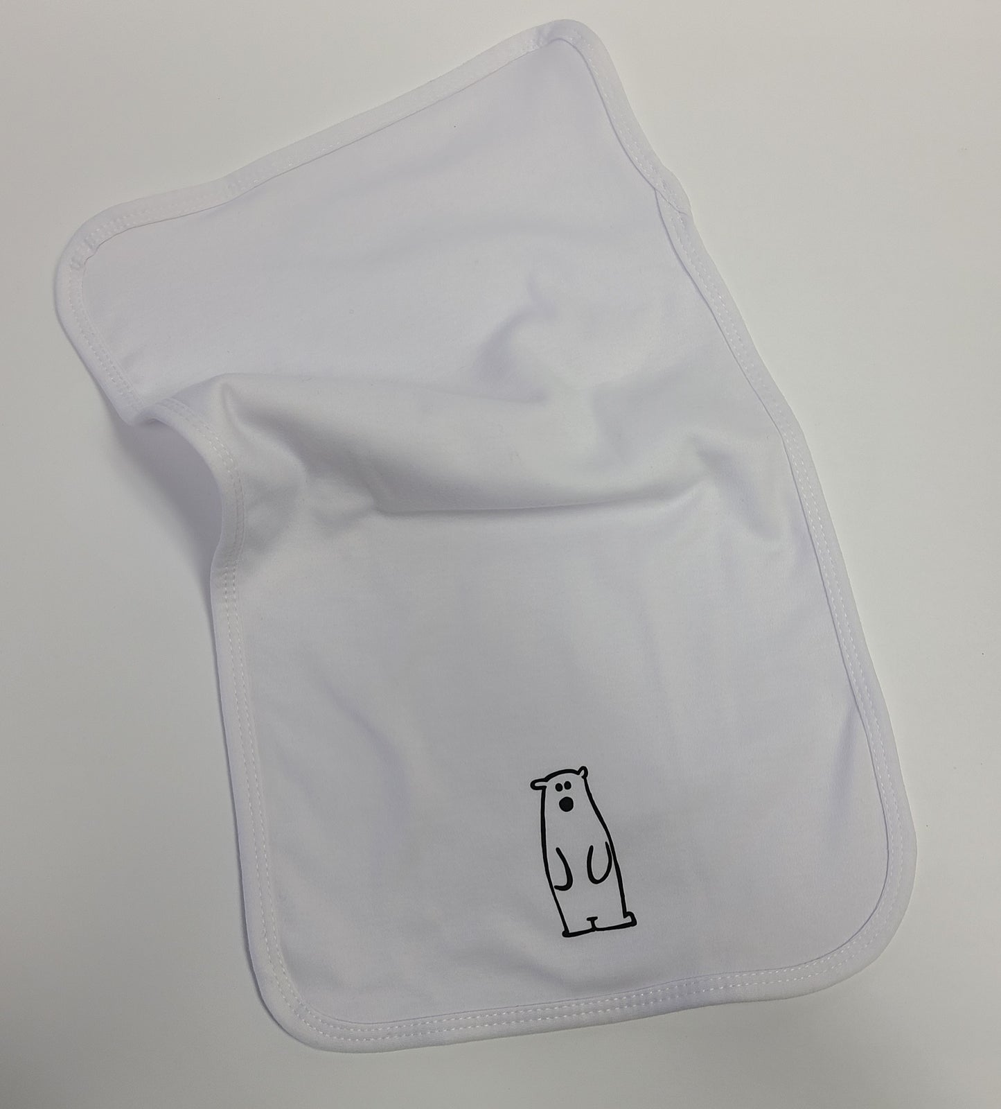 Polar Bear Burp Cloth set/2
