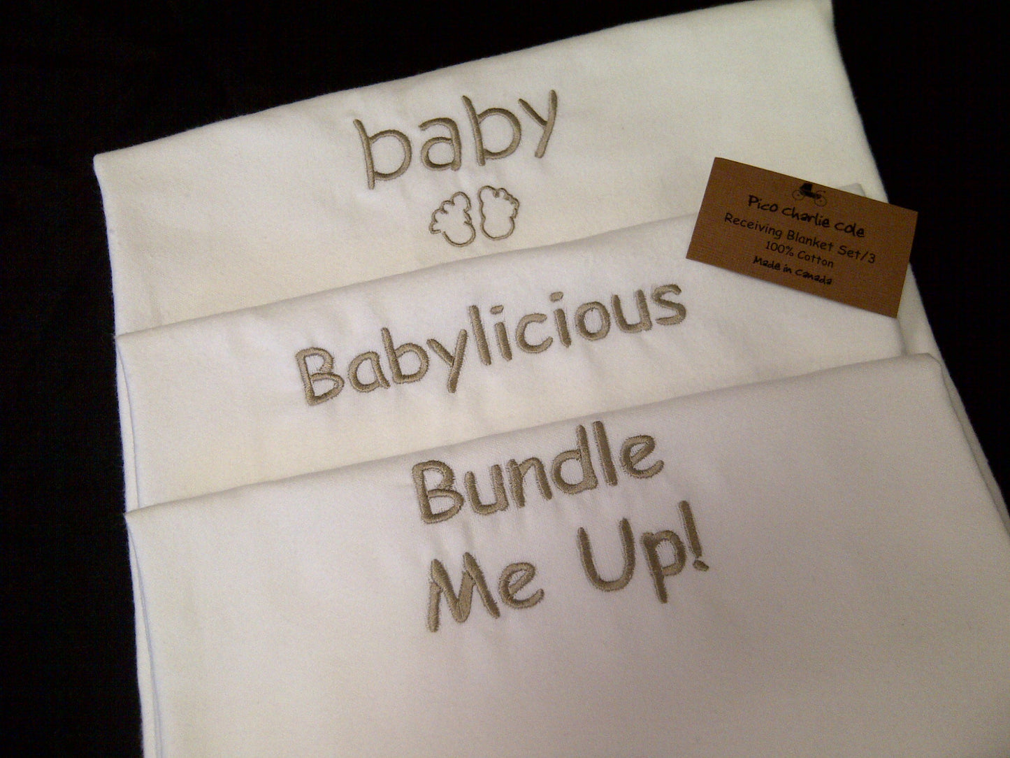 Receiving Blanket Set English