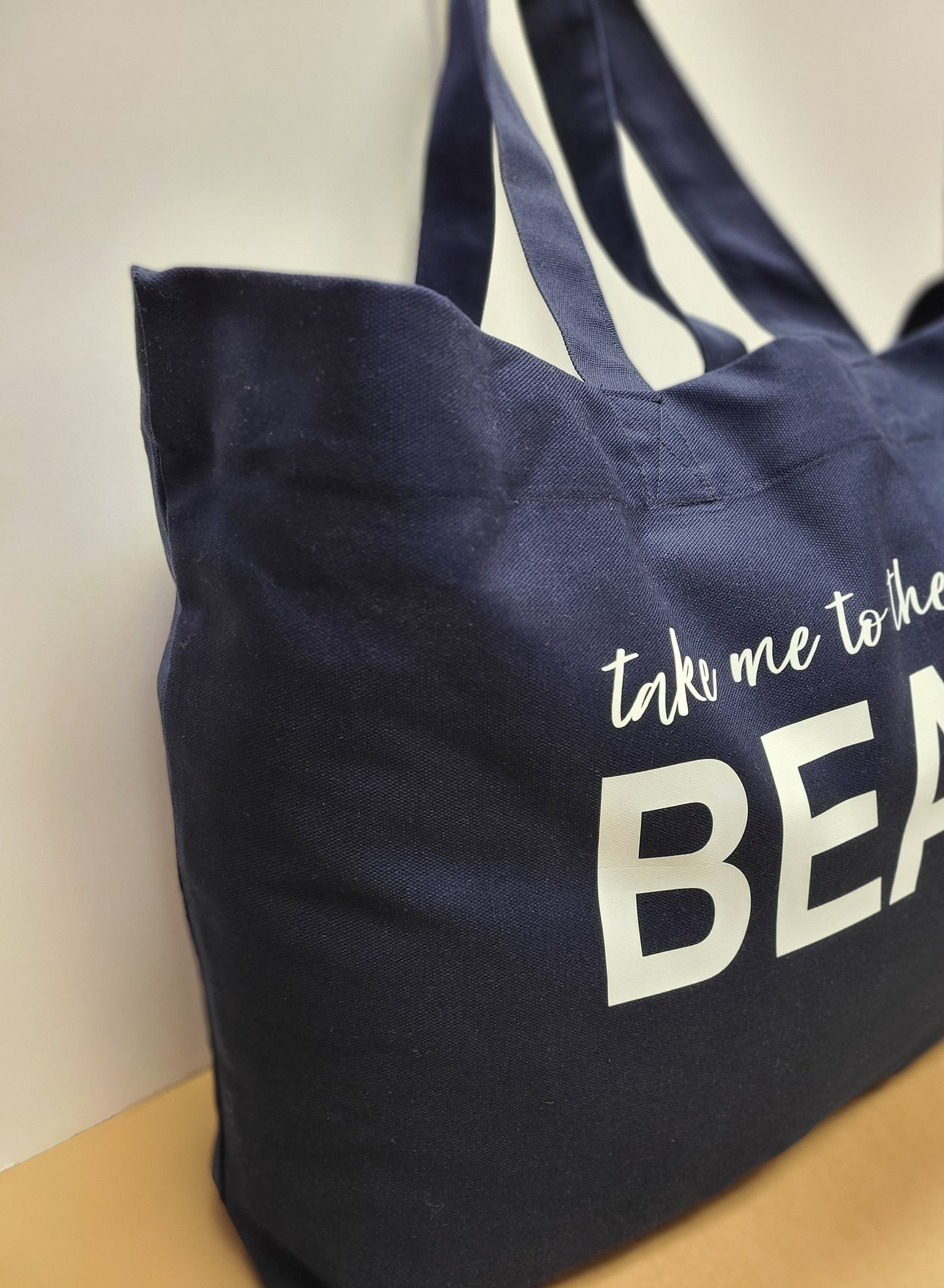 Take me to the BEACH Tote Bag Navy