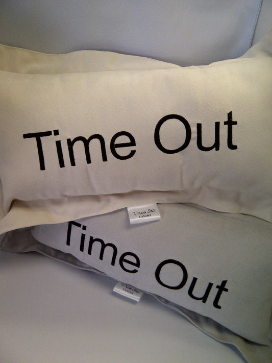 Time Out Ultra Suede Pillow