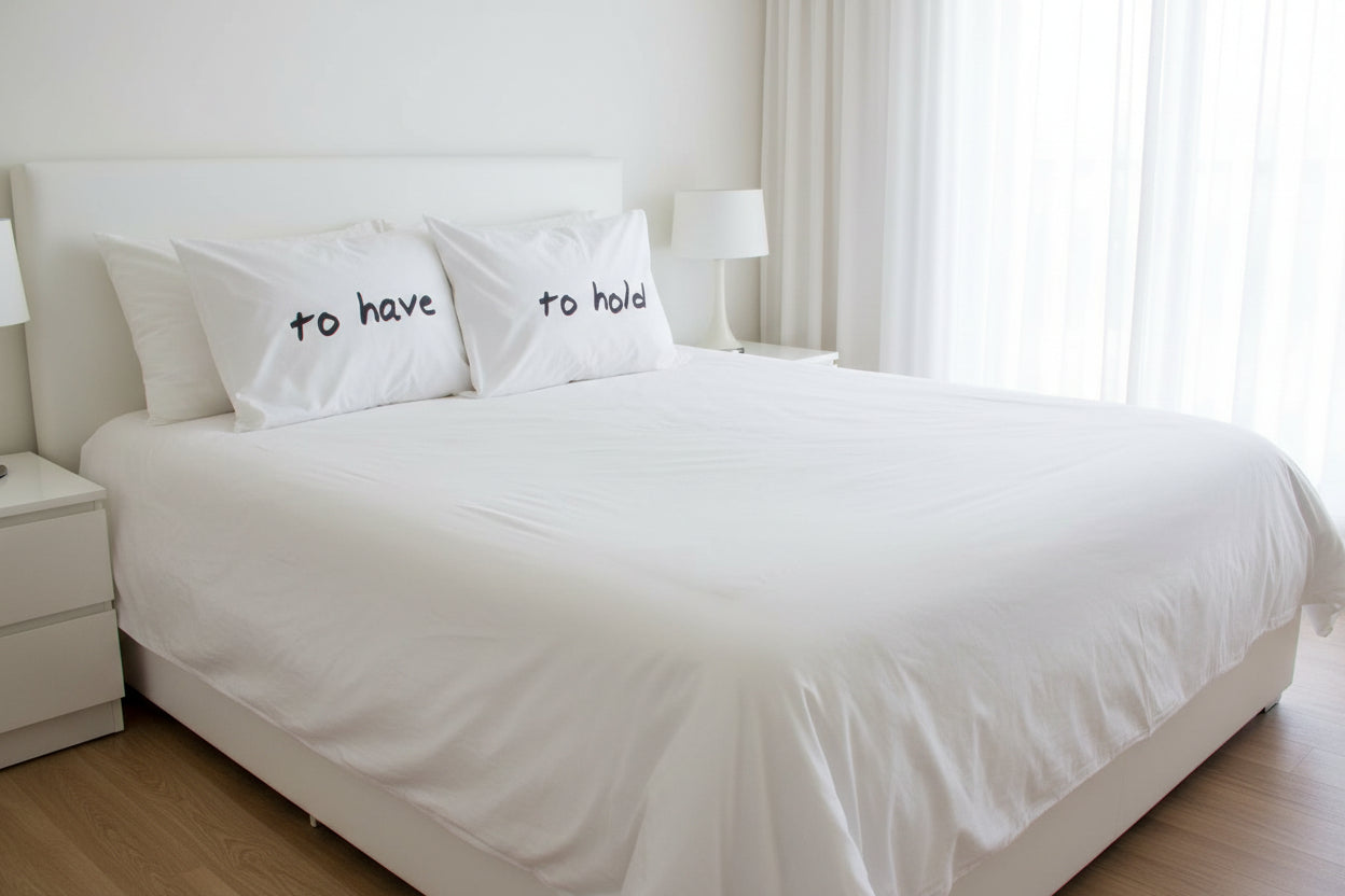 To Have & To Hold Pillowcase Set - Pico Charlie Cole