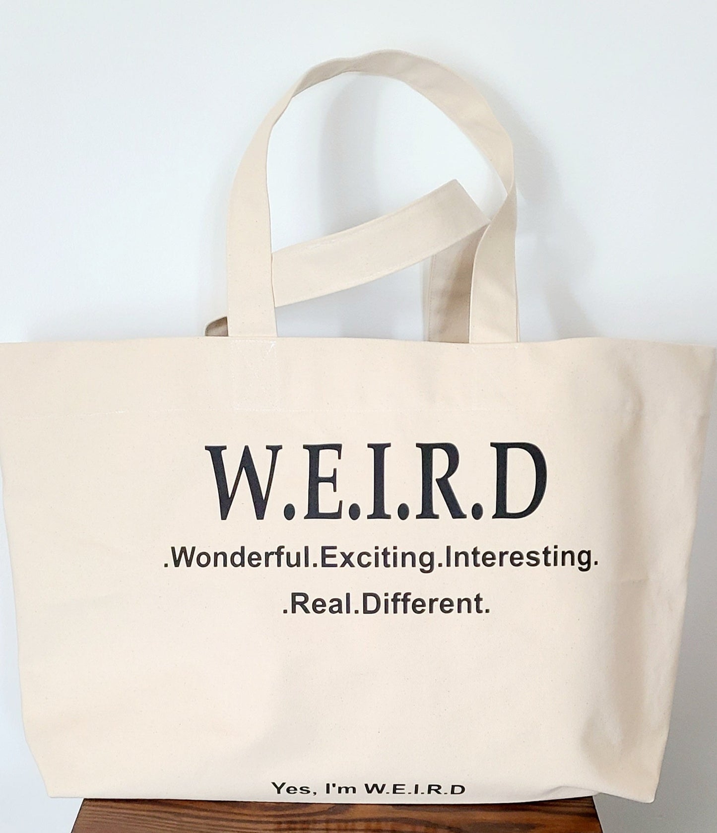 W.E.I.R.D Tote Bag