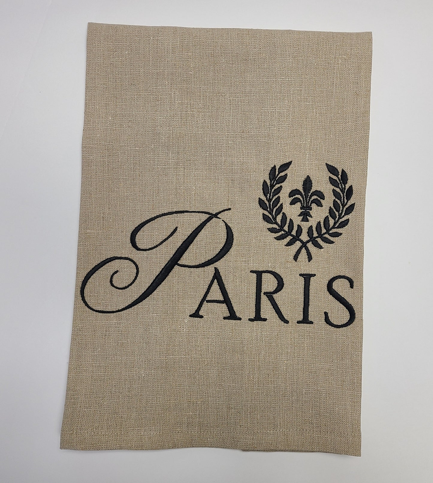 Paris with Laurel/FDL Linen Tea Towel