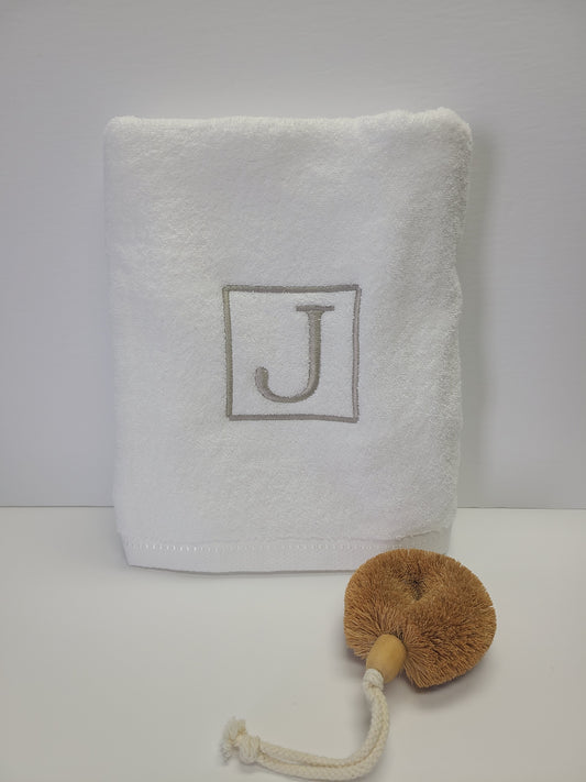 Boxed Mono Bath Towel