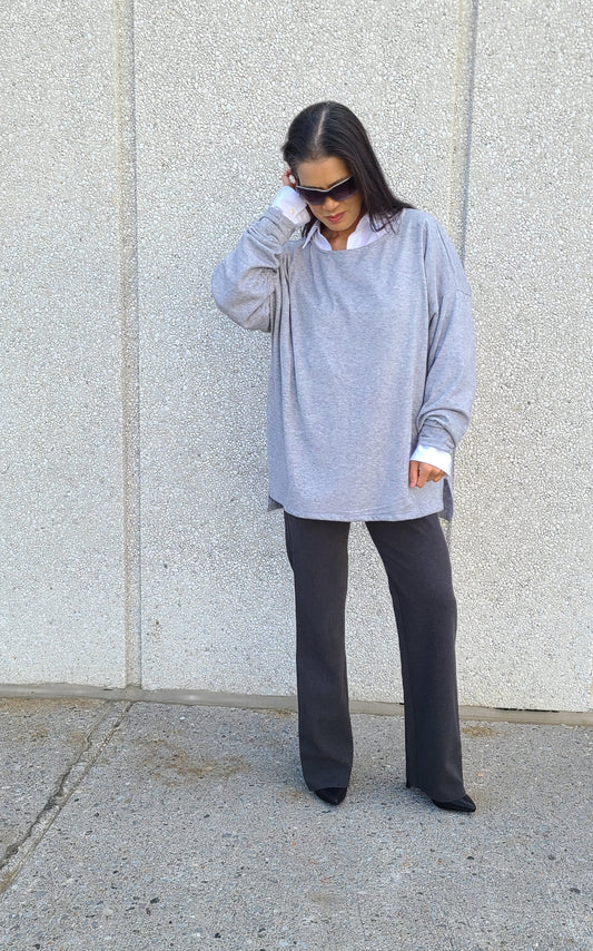 Ziva Grey Sweater