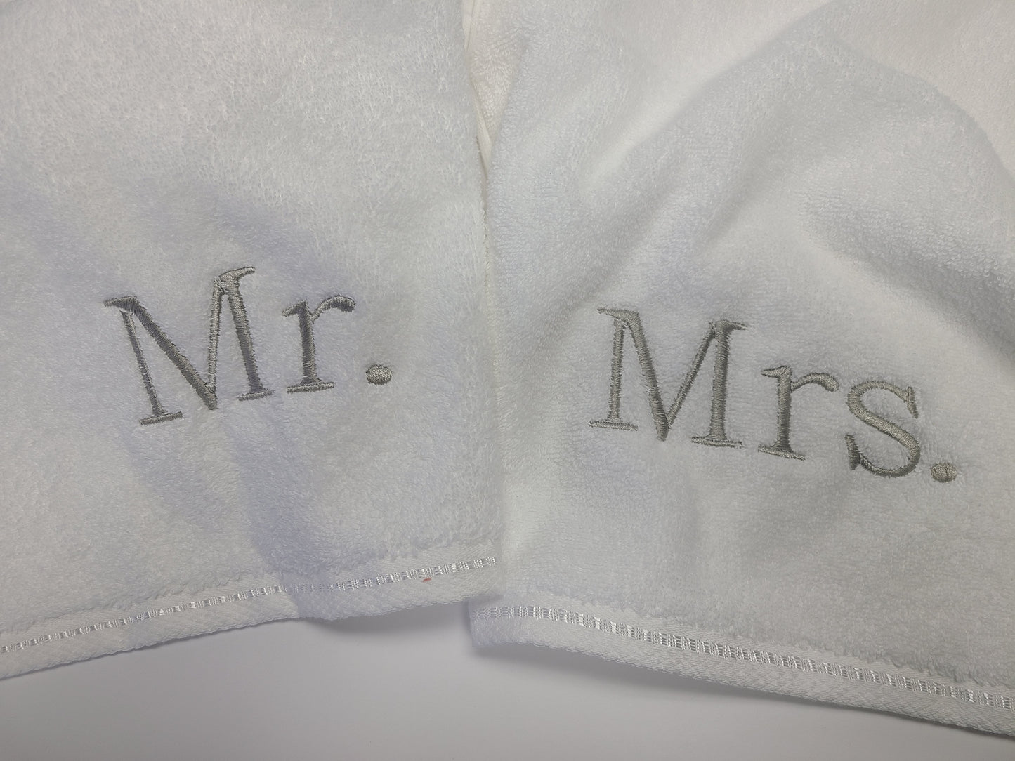 Mr. Mrs. Hand Towel Set