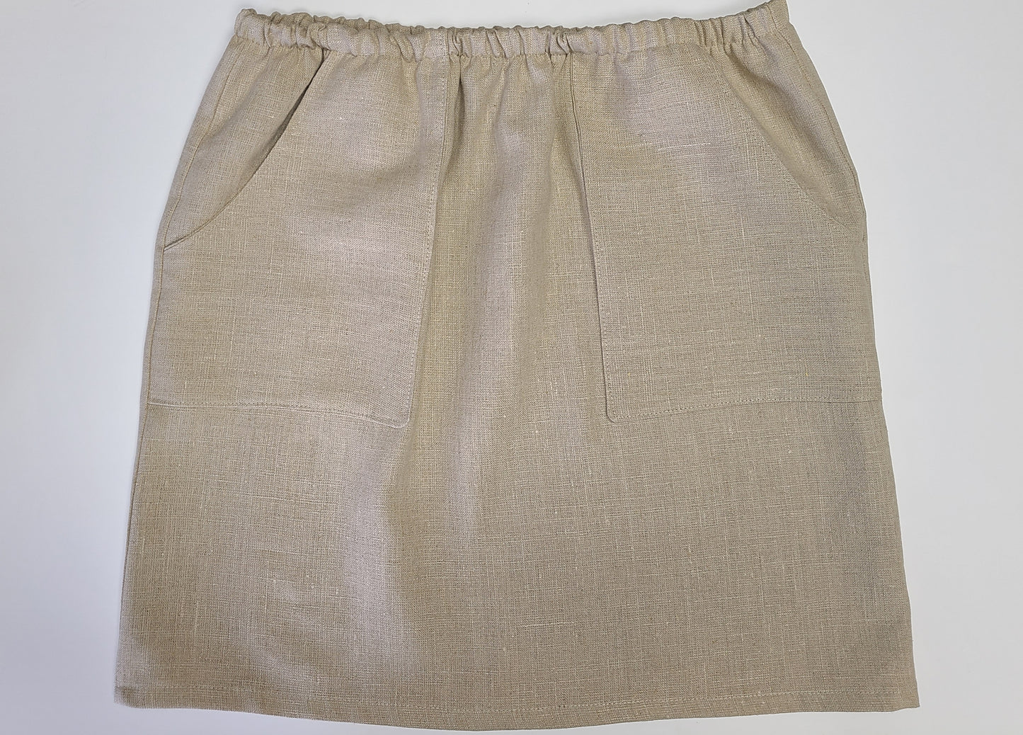 Inez Linen Skirt Natural