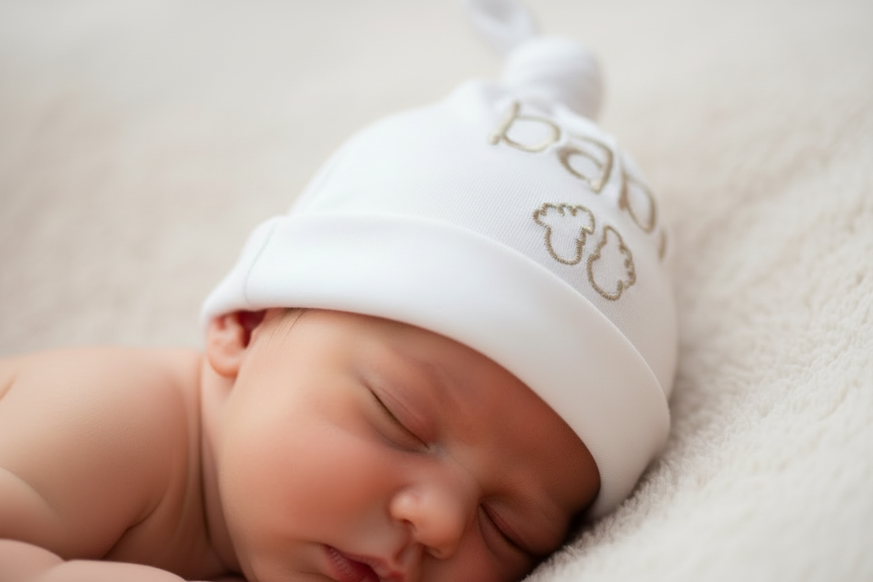 Baby with feet  Baby Hat