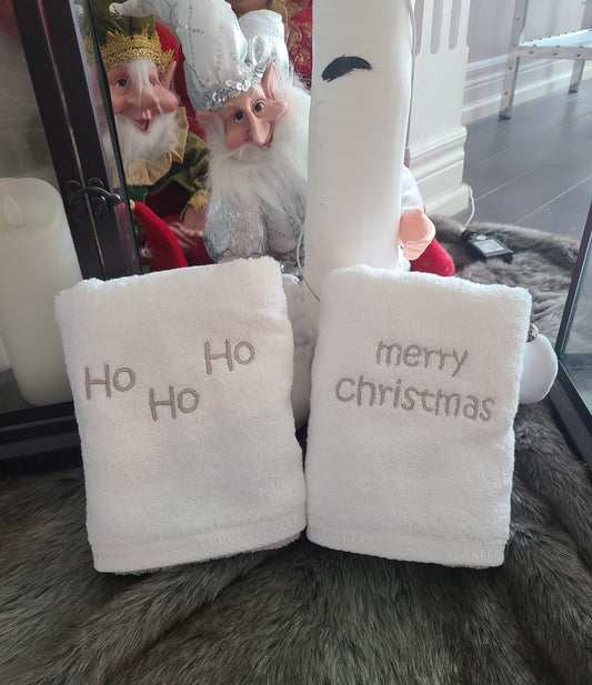 Merry Christmas Hand Towel