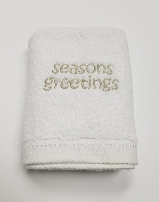 Seasons Greetings Hand Towel