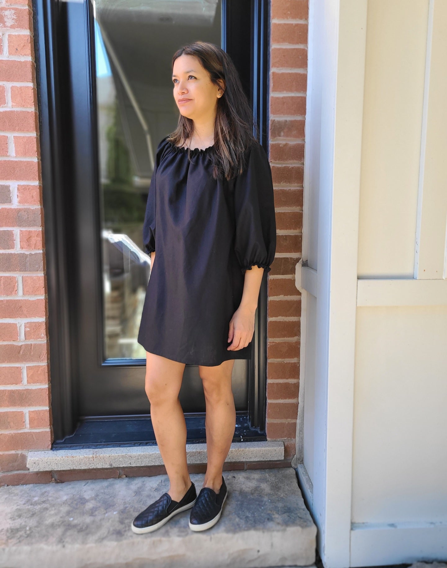 Mimi Linen Dress Black