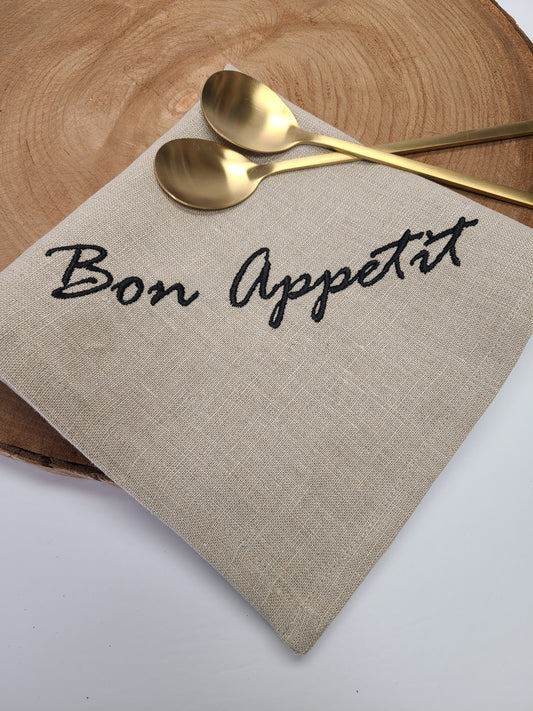 Bon Appetit Linen Napkin Set/4