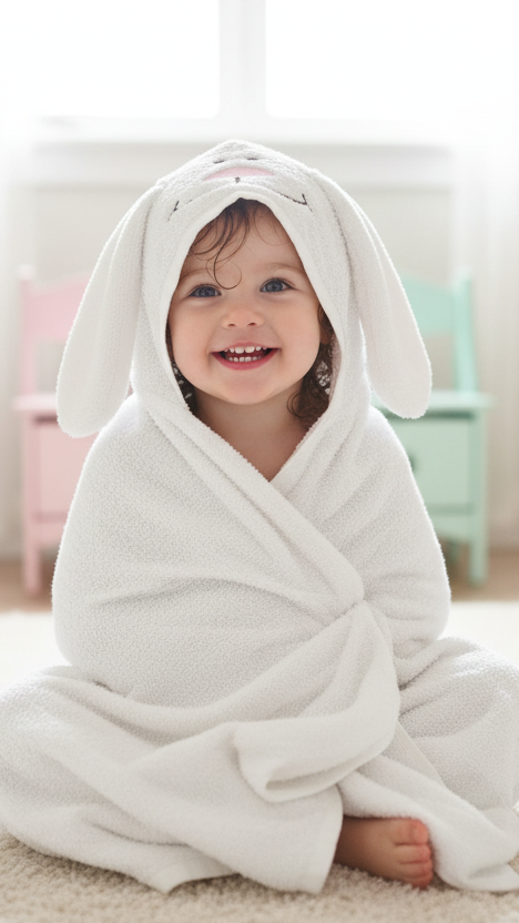Bunny Hooded Towel