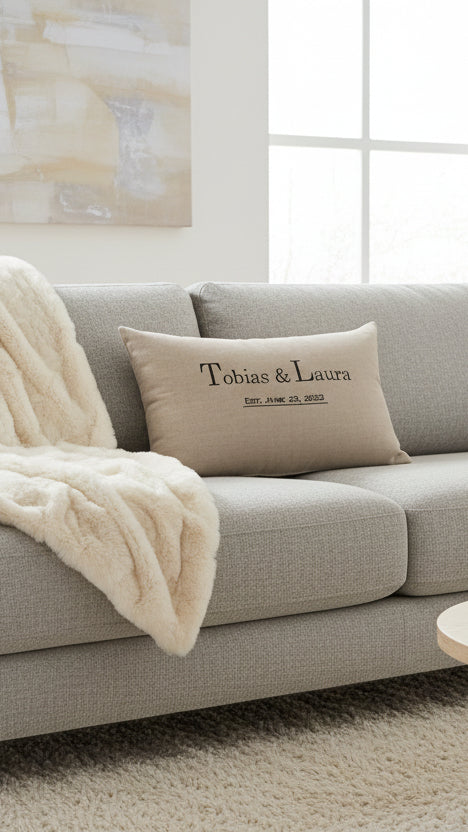 Established Linen Pillow Casual Style