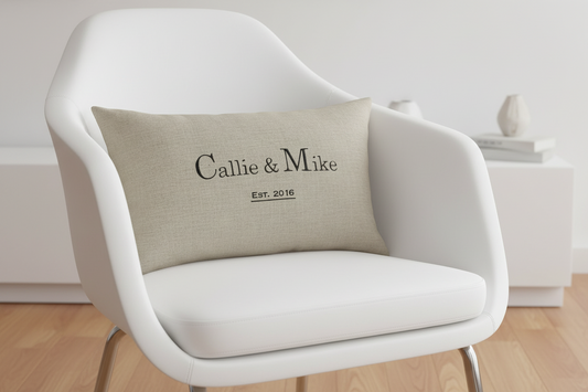 Established Linen Pillow Casual Style