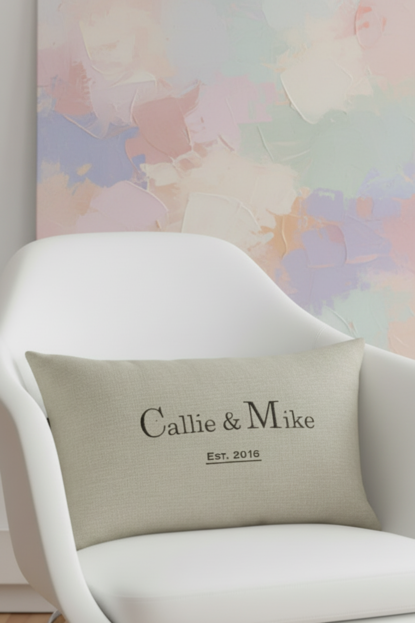 Established Linen Pillow Casual Style