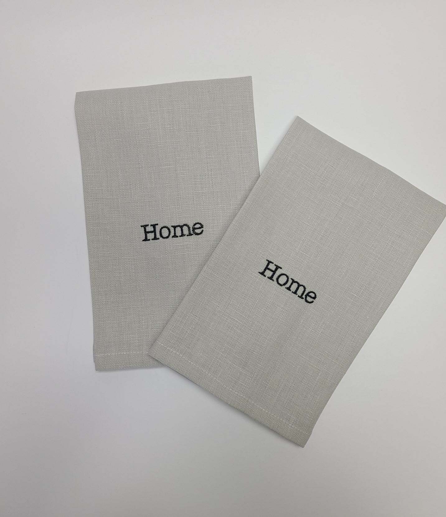 Home Linen Fingertip Towel set of 2 Dove Grey