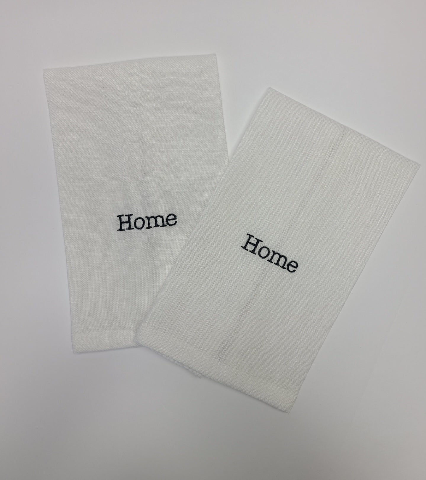 Home Linen Fingertip Towel set of 2 White