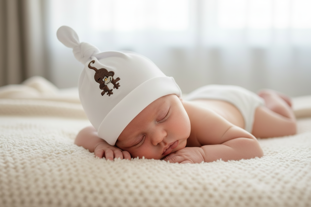 Monkey Baby Hat