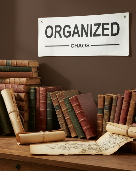 Organized Chaos Banner White