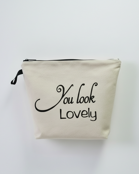 You Look LOVELY Large Pouch Toiletry Bag