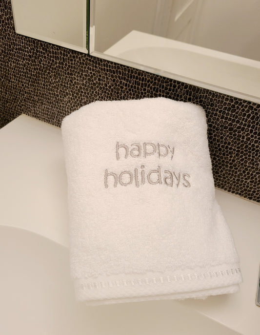 Happy holidays Hand Towel