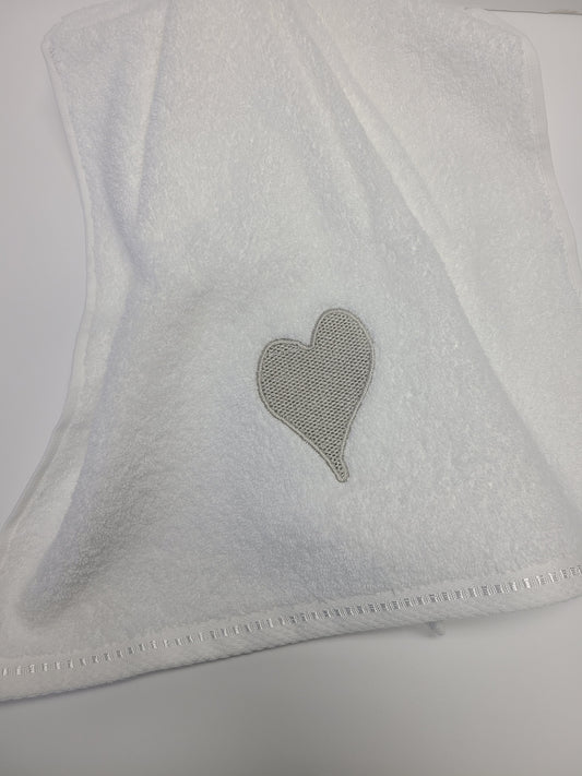 Funky Heart Hand Towel