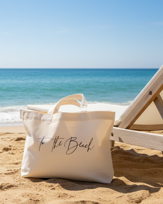 to the Beach Tote Bag