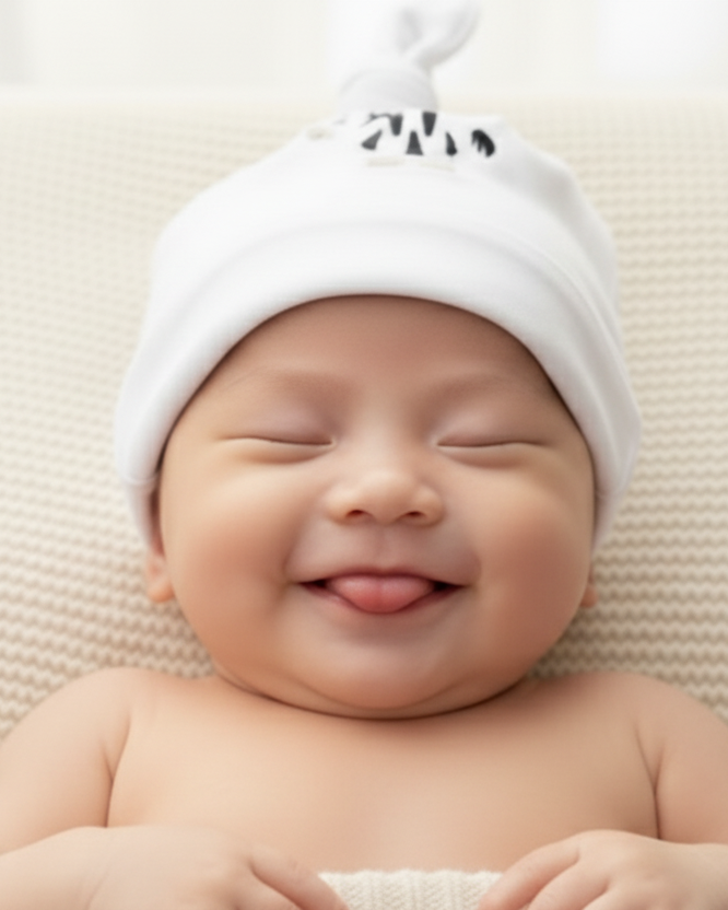 Zebra Baby Hat