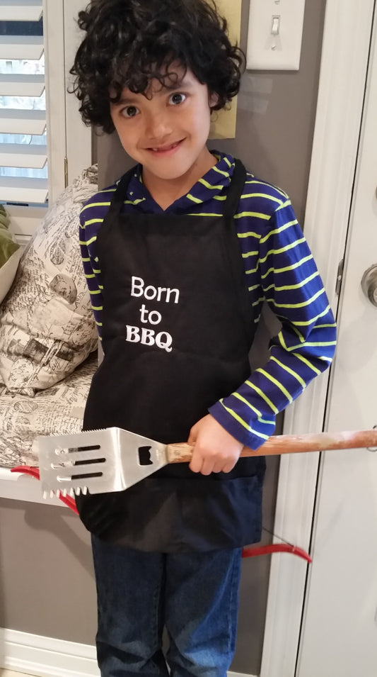 Born to BBQ Kid Apron