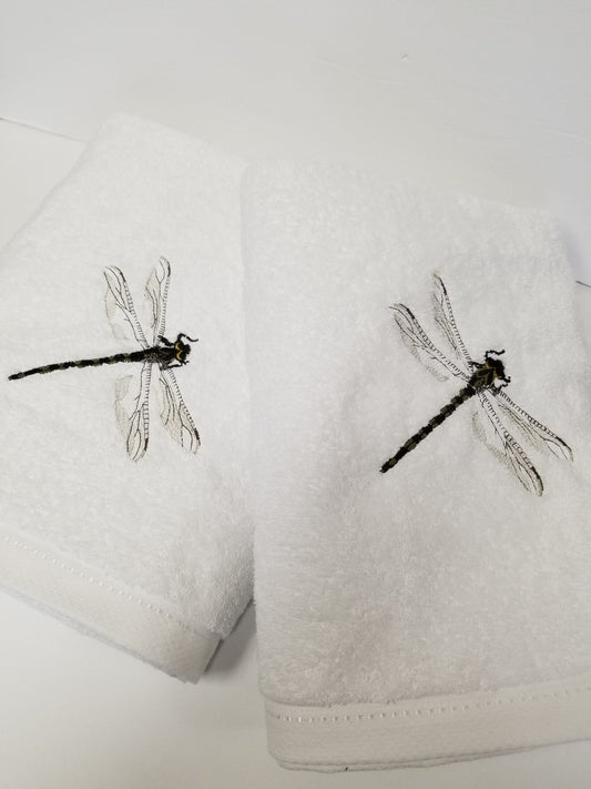 Dragonfly Bath Towel Set of 2