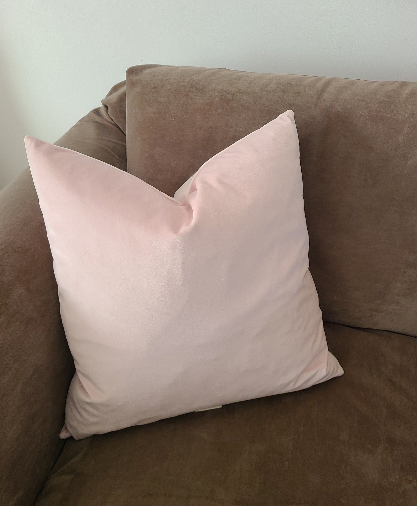 Velvet Blush Pink Pillows