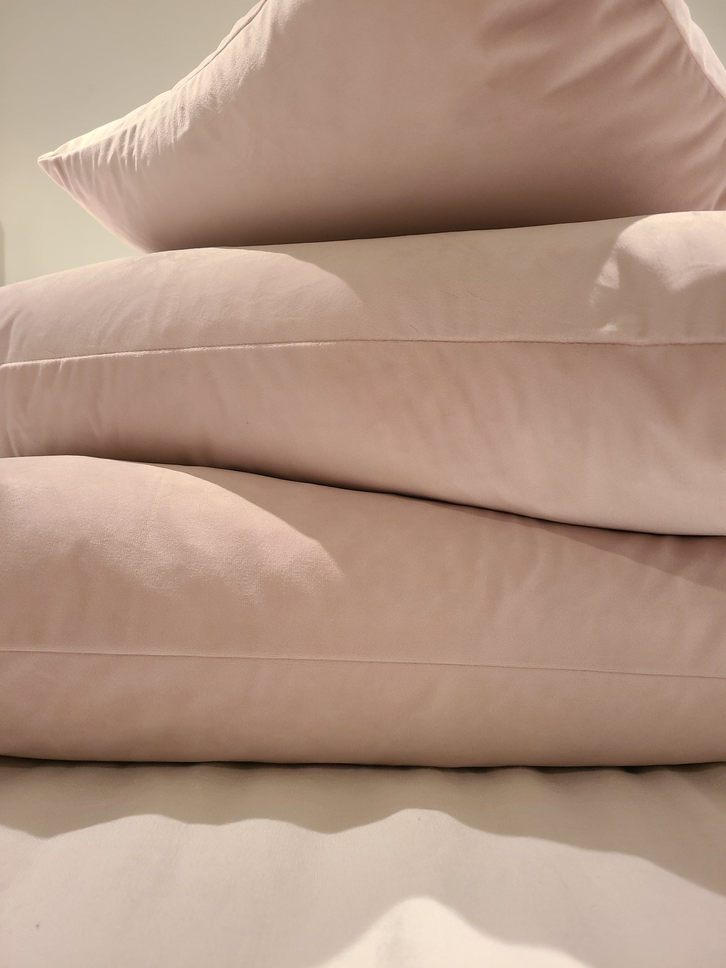 Velvet Blush Pink Pillows