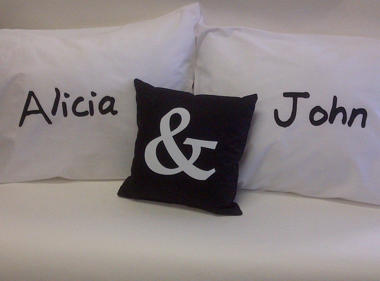 Customized Name Pillowcase Set