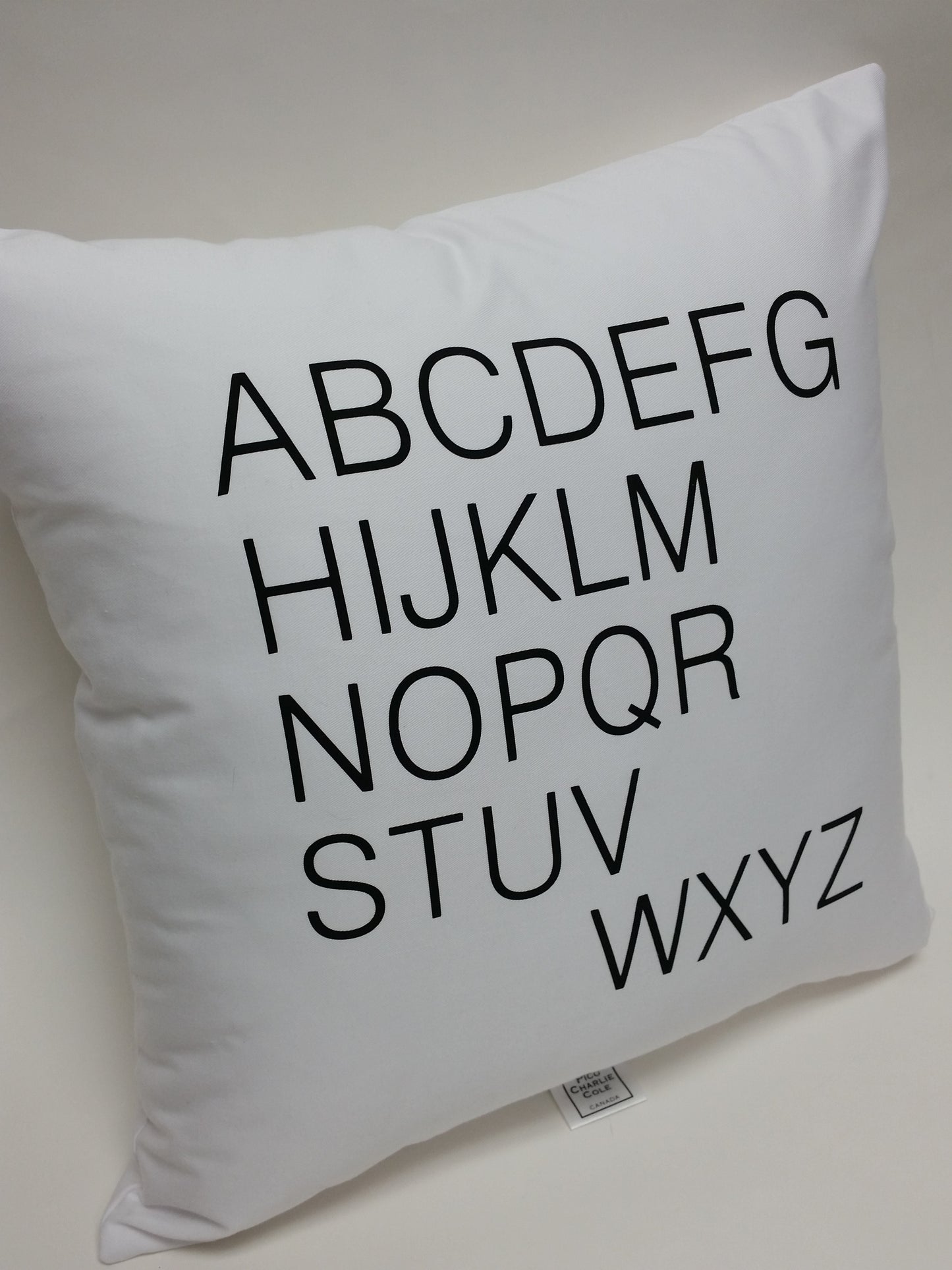 Alphabet Cotton  Pillow