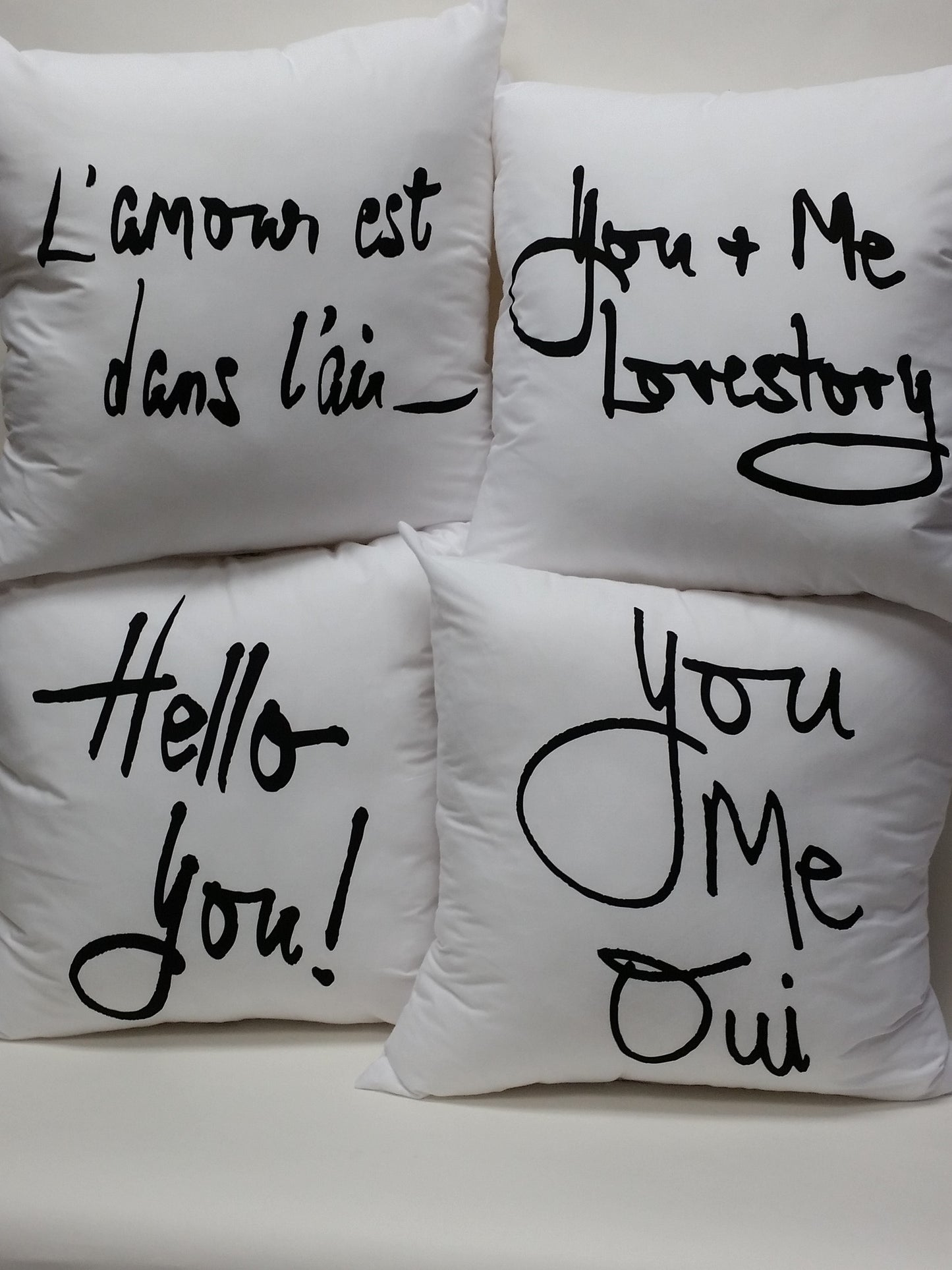 Hello You! Bed Love Pillow Cover