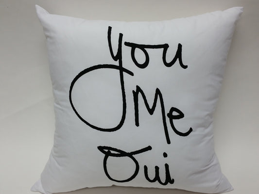 You Me Oui Bed Love Pillow Cover