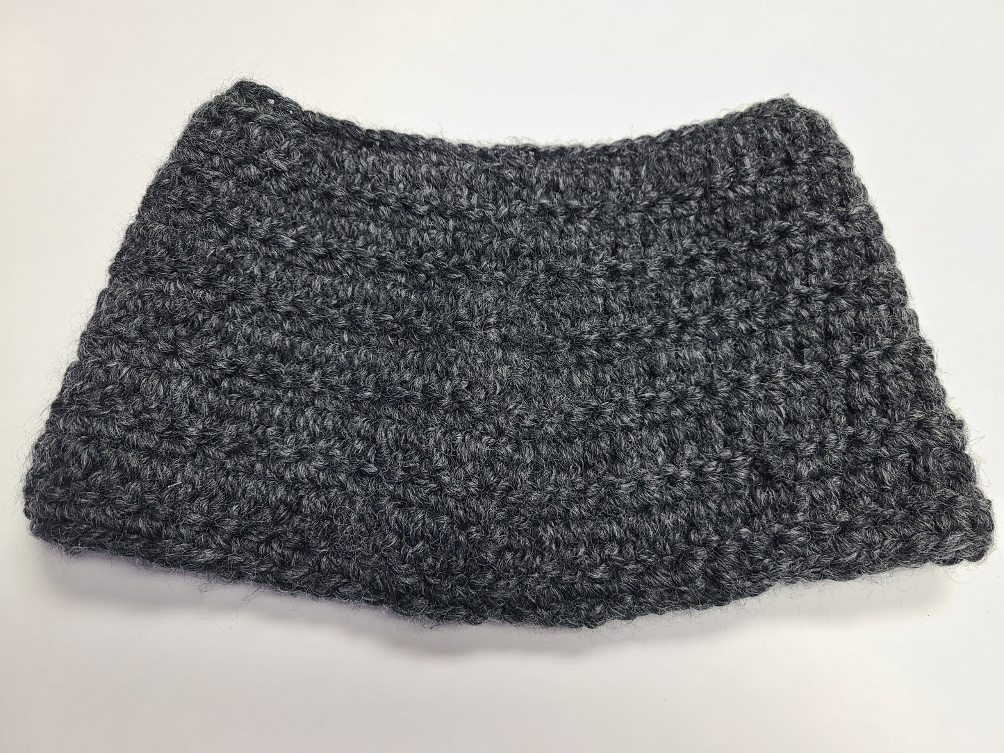 Crocheted Grey Neck Warmer