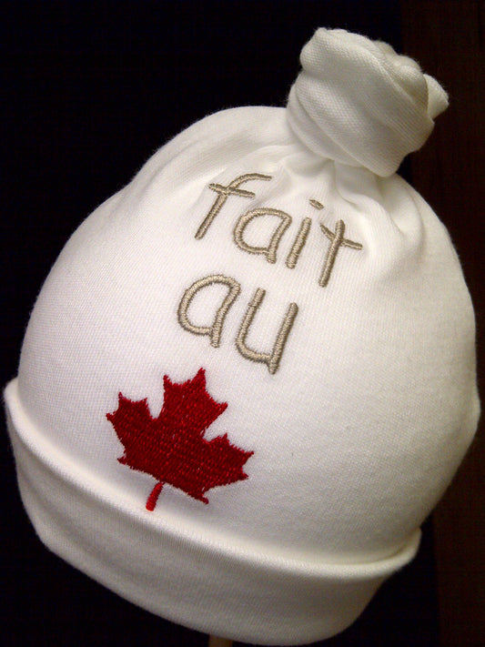 fait au Canada Baby Hat