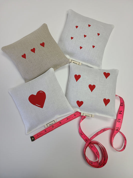 Large Heart design Linen Lavender Sachets